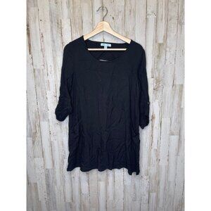 She + Sky medium black top/blouse